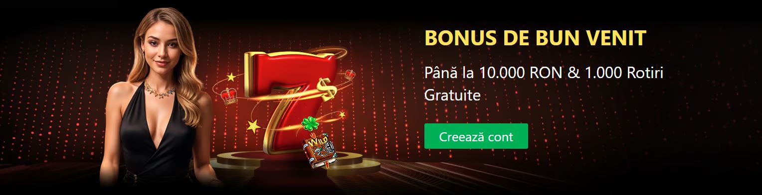 Bonus de bun venit până la 10.000 RON &amp; 1.000 rotiri gratuite - Winbet