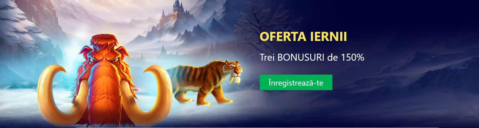 Trei BONUSURI de 150% - Winbet